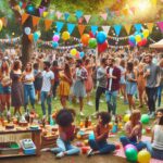 Fest mit Menschen